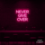 Neon Led Never Give Over - comprar online