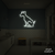 Led Neon Dog Sentado - Iluminação Neon LED - NeonCustom