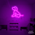Neon Led Dog Sentado - Iluminação Neon LED - NeonCustom