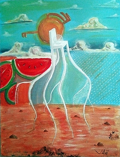 "ESFERA SENTADA SOBRE RAICES" - comprar en línea