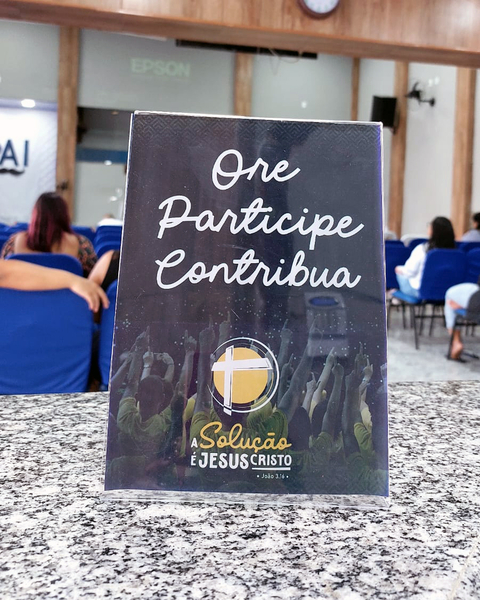 DISPLAY EXPOSITOR EM L | 15X21 CM | ACRÍLICO