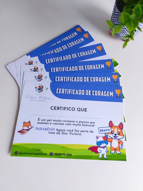 CERTIFICADO | 14X20 CM | PERSONALIZADO