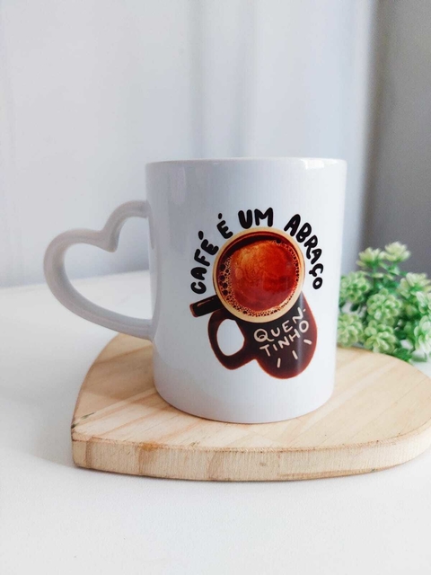 CANECA ALÇA DE CORAÇÃO | PERSONALIZADA