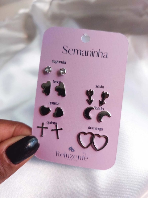 CARTELA DE BIJUTERIA | SEMANINHA | Somente frente