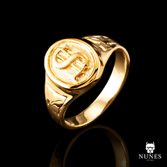 ANEL CIFRÃO - 5g - BANHADO A OURO 18K
