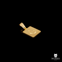 PINGENTE NOSSA SENHORA QUADRADO 2X1.5CM ( 1.1G ) - BANHADO A 18K - comprar online