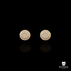 BRINCO CIRCULAR 40 PEDRAS ZIRCÔNIA ( 2,6G )