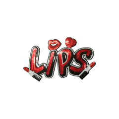 Parche Frase Lips