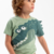 Camiseta Meia Malha Verde Medio 10977