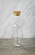 Botella De Vidrio 1 Litro Con Tapón De Corcho Water - comprar online