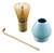 Set De Batidor Bambu P/te Matcha C/soporte Cerámica Cuchara