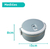 Lunchera Vianda Box Acero Inox Redonda 700ml - hogaresmodernosbazar