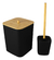 Set Baño Plastico Bambu X2 Cesto Vaiven Escobilla Cepillo Ne en internet