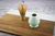 Batidor De Bambu Bamboo Para Te Matcha Con Base