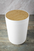 Set Baño Plastico Bambu X2 Cesto Vaiven Escobilla Cepillo Ne - tienda online