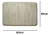 Alfombra De Baño Memory Foam Relax Colores en internet
