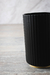 Vaso Porta Cepillos Plástico Negro Bamboo Organizador Baño - hogaresmodernosbazar