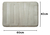 Alfombra De Baño Microfibra Memory Foam Antideslizante Love - tienda online