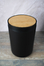 Set Baño Plastico Bambu X2 Cesto Vaiven Escobilla Cepillo Ne - hogaresmodernosbazar