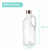 Botella Vidrio 1l Con Asa Cocina Tapa Hermética Textura en internet