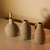 Vaso de cerâmica trio cinza - comprar online