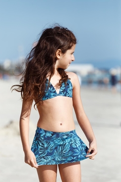 Biquíni Infantil cortininha com short saia