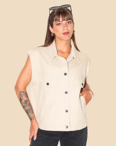 CHALECO BROOKLYN CREAM en internet
