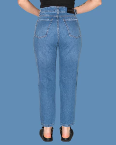 JEAN MOM AZUL - BLACKMAPA