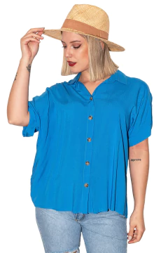 CAMISA BARU BLUE - BLACKMAPA