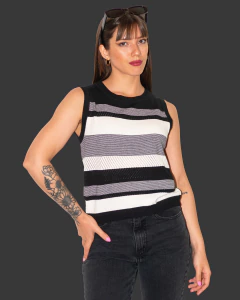 MUSCULOSA GAULTIER BLACK - comprar online