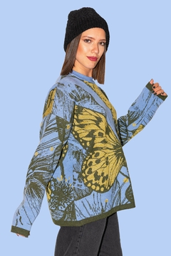 SWEATER MONARCA BLUE - comprar online
