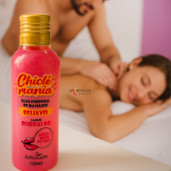 Chiclé Mania Óleo De Massagem Corporal Beijável 120ml