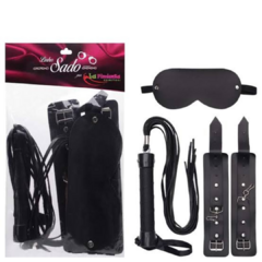 Kit Fetiche 3 Em 1 Algema, Venda e Chicote - comprar online