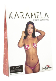 Karamela Lingerie Comestível - Morango com Champanhe