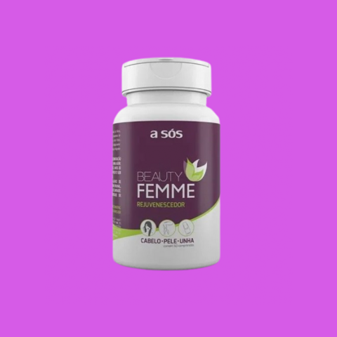 Rejuvenescedor do Cabelo, Pele e Unha Beauty Femme – 60 Cap - comprar online