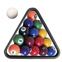 Triângulo Em Pvc Para Bolas De Bilhar Até 54mm - comprar online