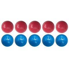 Bolas 50mm Mata-Mata (Vermelha e Azul) (10 Bolas)