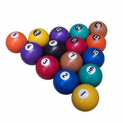 Bolas 54mm Bilhar Numerada (15 Bolas)