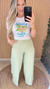 Calça Alfaiataria Menta - comprar online