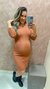 VESTIDO BASICO CANELADO na internet
