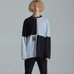 LONGSLEEVE BLACK & WHITE - ASH Stup Company