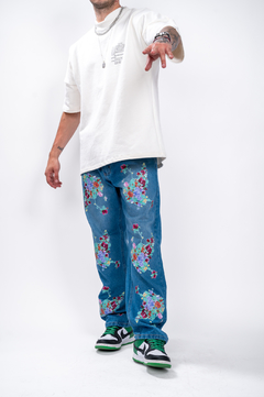 Calça Flower Denim - ASH Stup Company