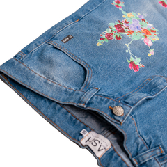 Calça Flower Denim - ASH Stup Company