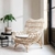Poltrona Tamani em Rattan com almofada - 90x83x95cm - 20817