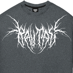 Camiseta Oversized - Macabre Mixed Gray na internet