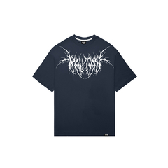 Camiseta Oversized - Macabre Navy Blue - comprar online