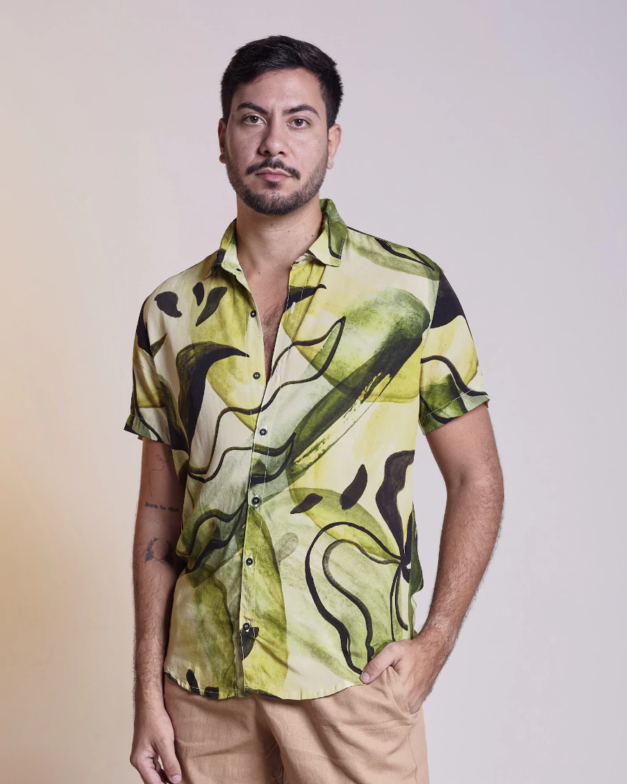 camisa de botão Alma