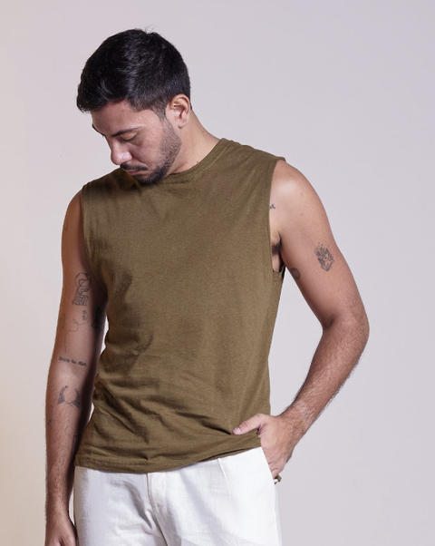 regata naturalinho verde