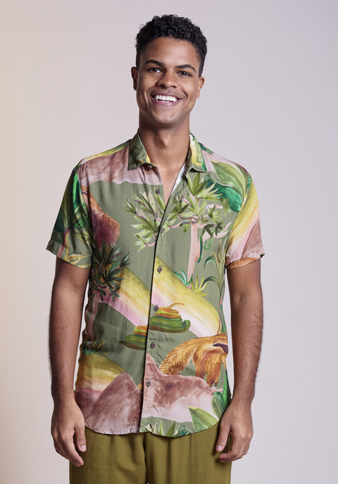 camisa de botão Ibitipoca