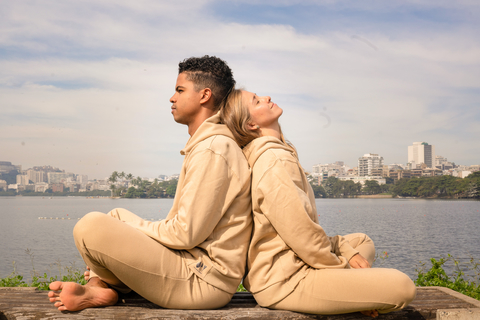 casaco over moletom sustentável mascavo